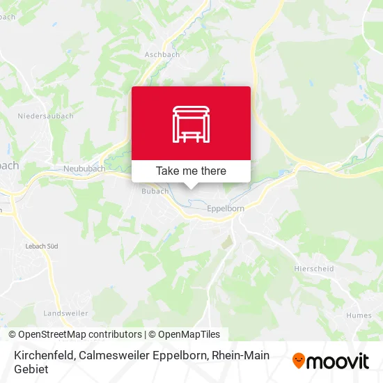 Карта Kirchenfeld, Calmesweiler Eppelborn