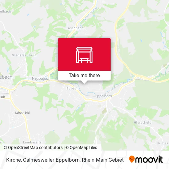 Карта Kirche, Calmesweiler Eppelborn