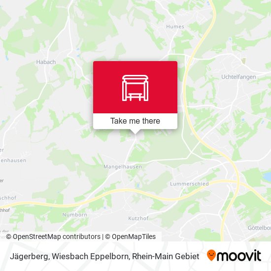 Jägerberg, Wiesbach Eppelborn map