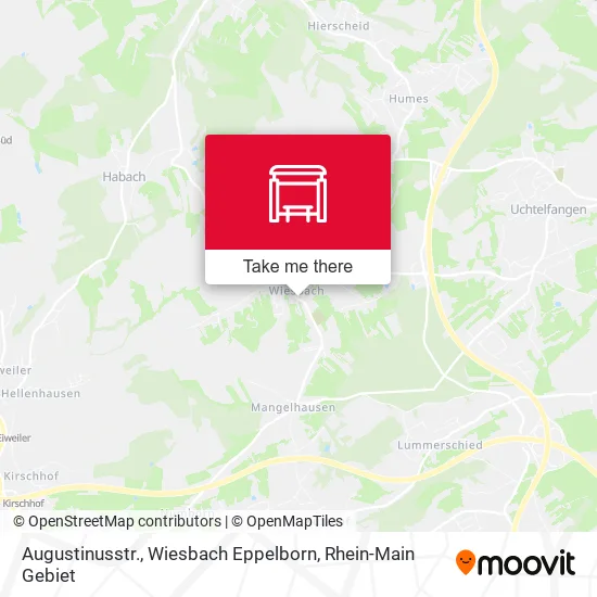 Карта Augustinusstr., Wiesbach Eppelborn