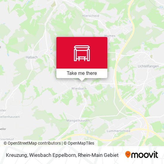 Kreuzung, Wiesbach Eppelborn map