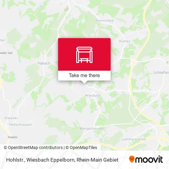 Карта Hohlstr., Wiesbach Eppelborn