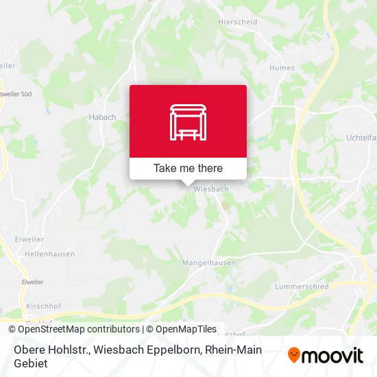 Obere Hohlstr., Wiesbach Eppelborn map
