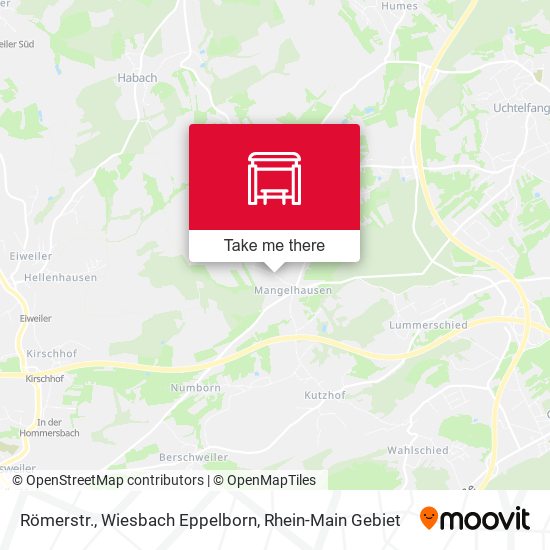 Römerstr., Wiesbach Eppelborn map