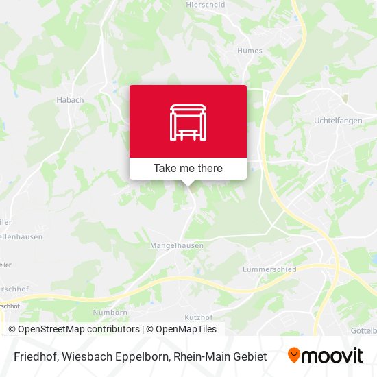 Friedhof, Wiesbach Eppelborn map