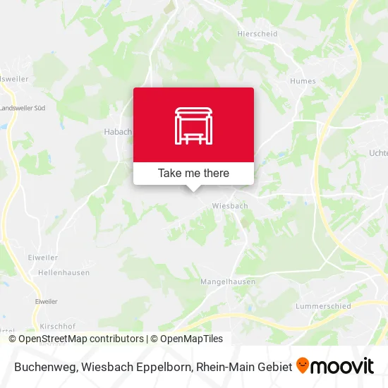 Карта Buchenweg, Wiesbach Eppelborn