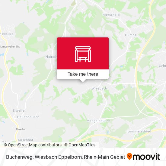 Buchenweg, Wiesbach Eppelborn map