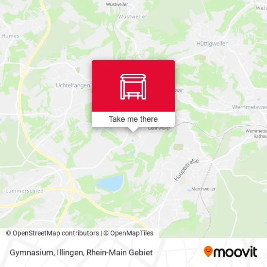 Gymnasium, Illingen map