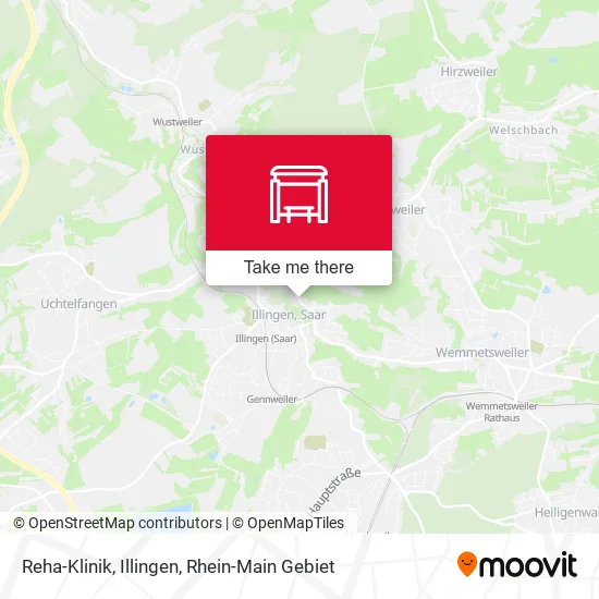 Карта Reha-Klinik, Illingen