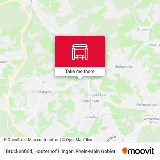 Brückenfeld, Hosterhof Illingen map