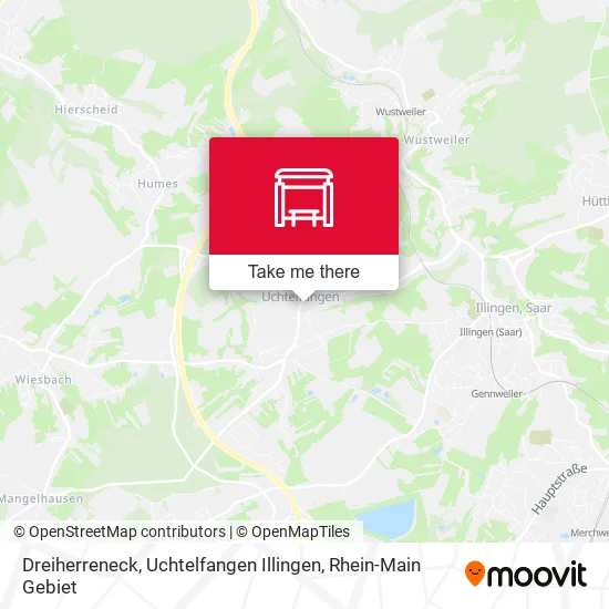 Dreiherreneck, Uchtelfangen Illingen map