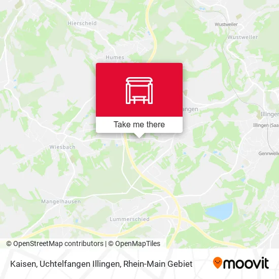 Карта Kaisen, Uchtelfangen Illingen