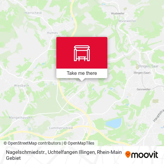 Карта Nagelschmiedstr., Uchtelfangen Illingen