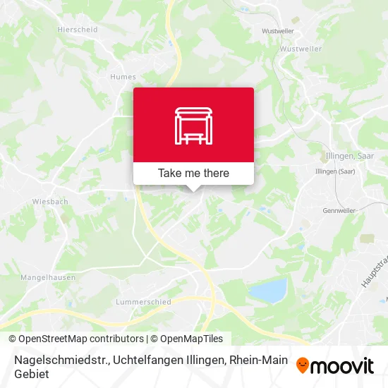 Карта Nagelschmiedstr., Uchtelfangen Illingen
