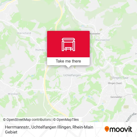 Карта Herrmannstr., Uchtelfangen Illingen