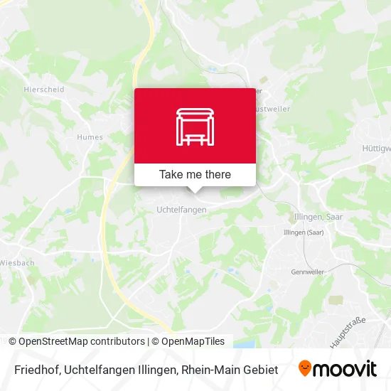 Карта Friedhof, Uchtelfangen Illingen