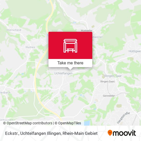 Eckstr., Uchtelfangen Illingen map