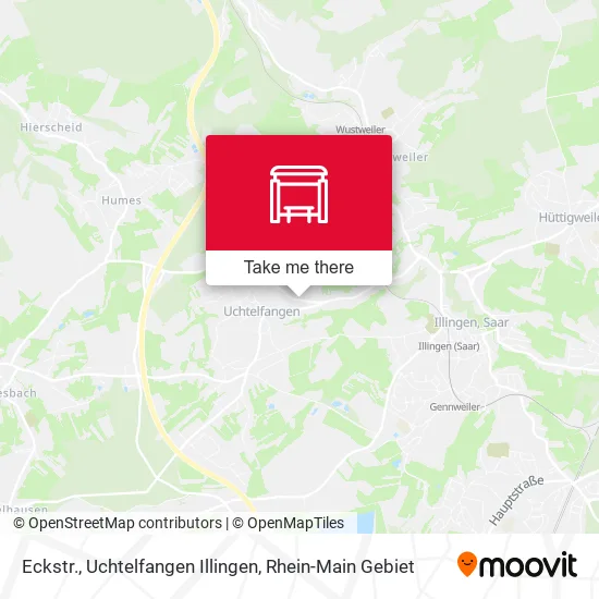 Карта Eckstr., Uchtelfangen Illingen