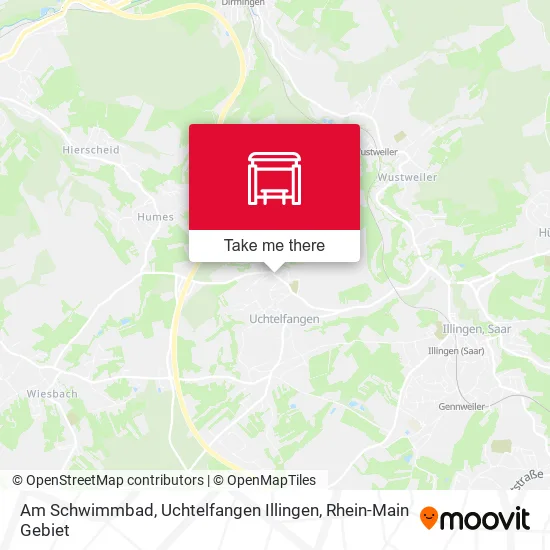 Карта Am Schwimmbad, Uchtelfangen Illingen