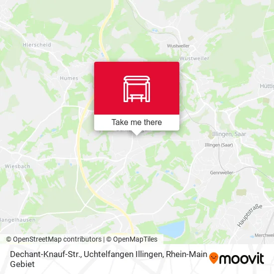 Карта Dechant-Knauf-Str., Uchtelfangen Illingen