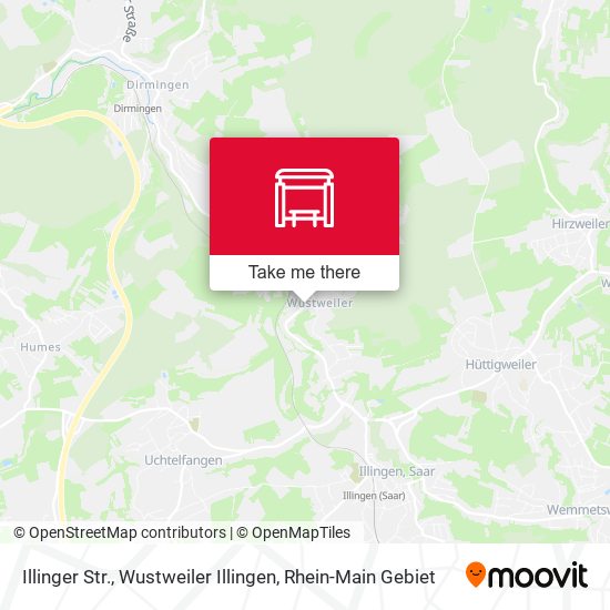 Карта Illinger Str., Wustweiler Illingen