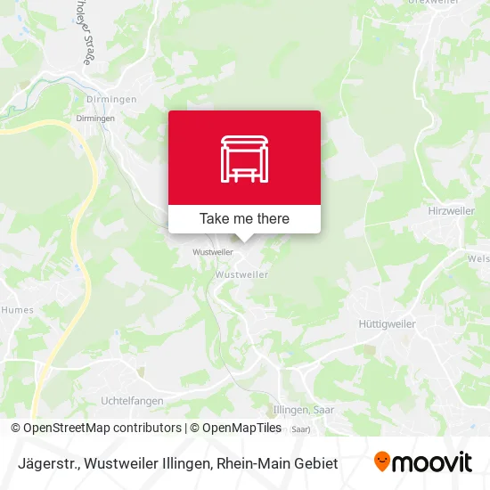 Карта Jägerstr., Wustweiler Illingen