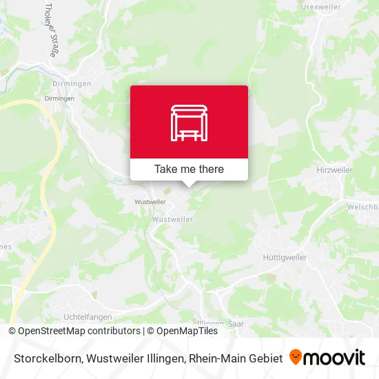 Карта Storckelborn, Wustweiler Illingen