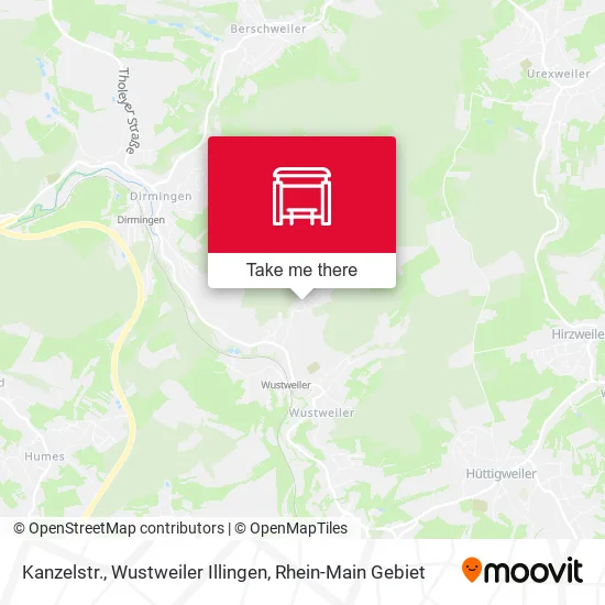 Карта Kanzelstr., Wustweiler Illingen