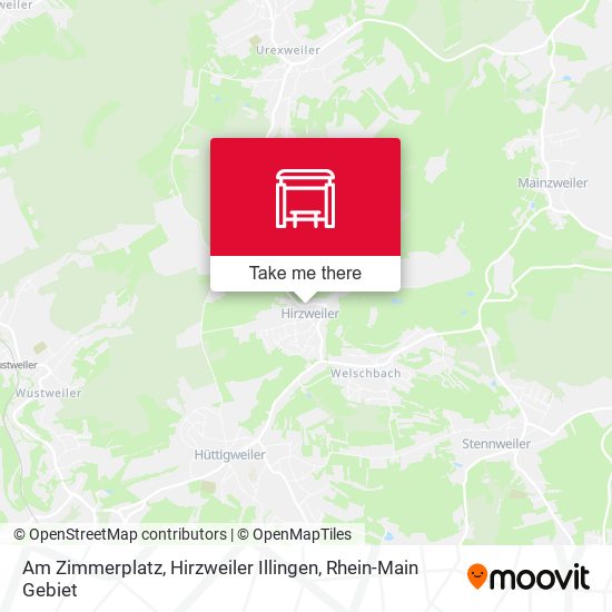 Am Zimmerplatz, Hirzweiler Illingen map