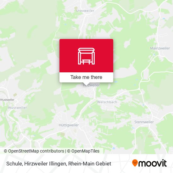 Карта Schule, Hirzweiler Illingen