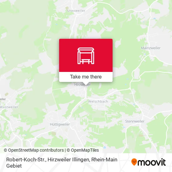 Карта Robert-Koch-Str., Hirzweiler Illingen