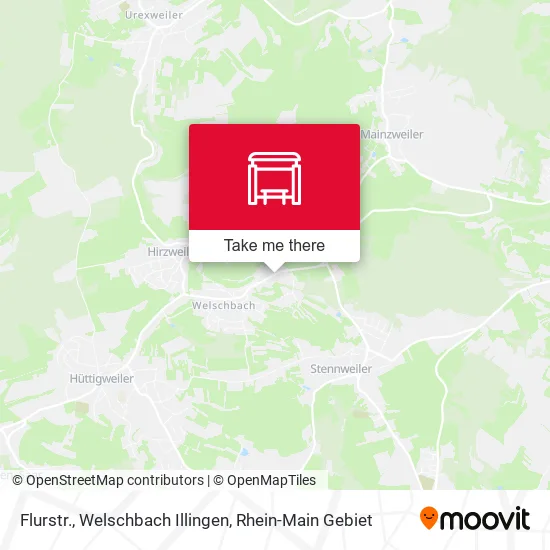Карта Flurstr., Welschbach Illingen