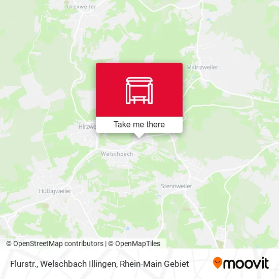 Карта Flurstr., Welschbach Illingen