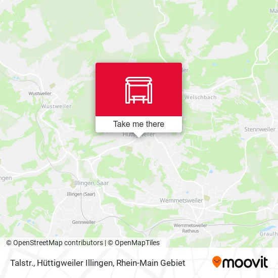 Карта Talstr., Hüttigweiler Illingen