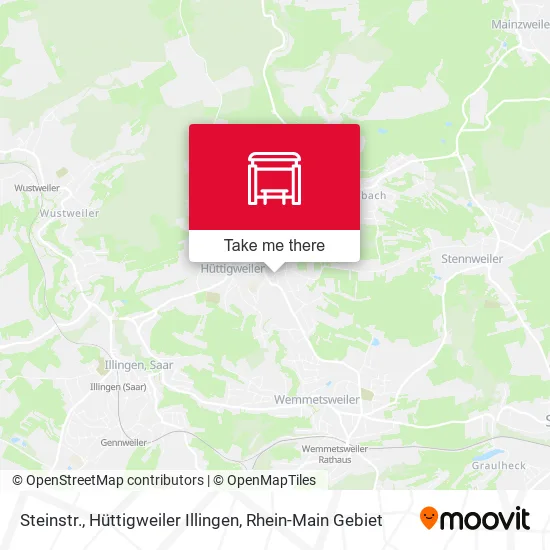 Карта Steinstr., Hüttigweiler Illingen