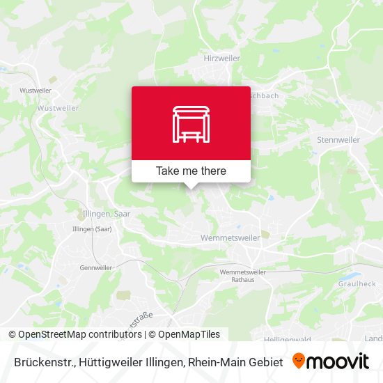 Brückenstr., Hüttigweiler Illingen map