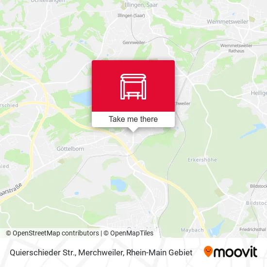 Quierschieder Str., Merchweiler map