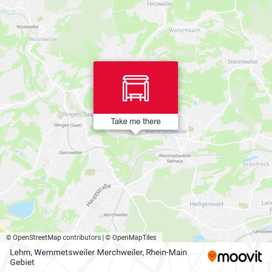 Карта Lehm, Wemmetsweiler Merchweiler