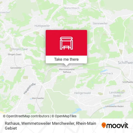 Карта Rathaus, Wemmetsweiler Merchweiler
