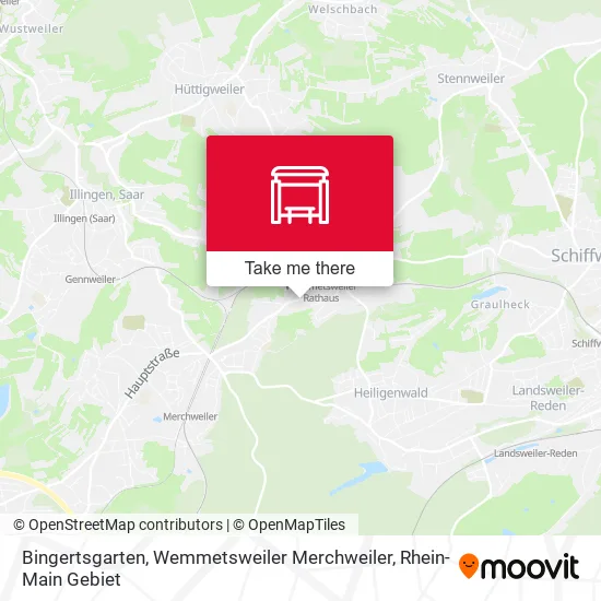 Bingertsgarten, Wemmetsweiler Merchweiler map