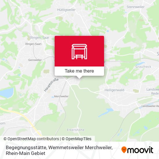 Begegnungsstätte, Wemmetsweiler Merchweiler map