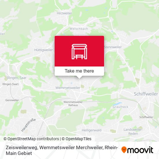 Zeisweilerweg, Wemmetsweiler Merchweiler map