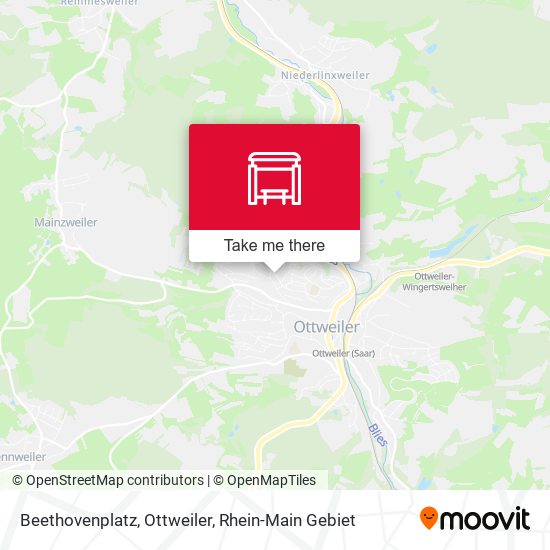 Beethovenplatz, Ottweiler map