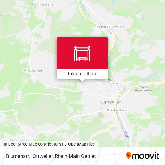 Карта Blumenstr., Ottweiler