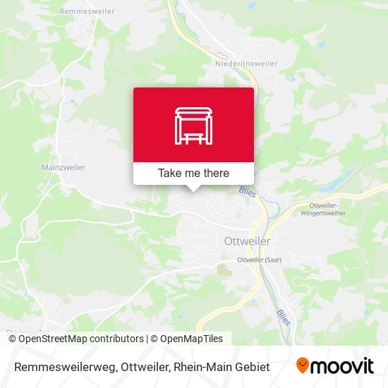 Remmesweilerweg, Ottweiler map