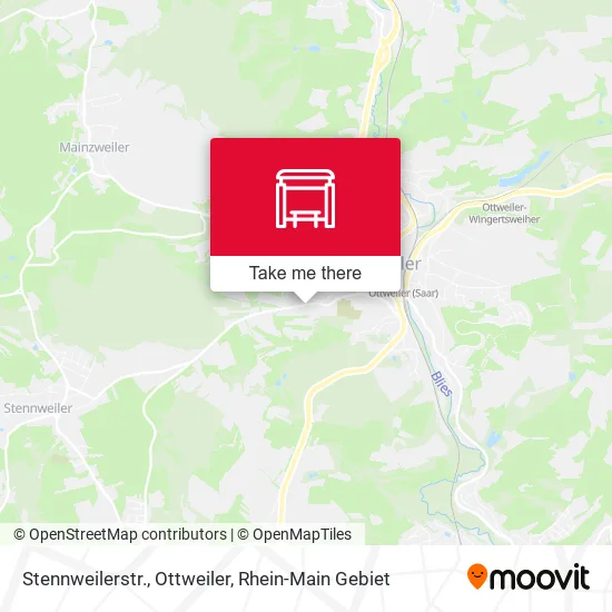 Карта Stennweilerstr., Ottweiler