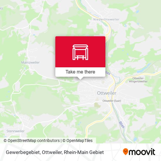 Карта Gewerbegebiet, Ottweiler