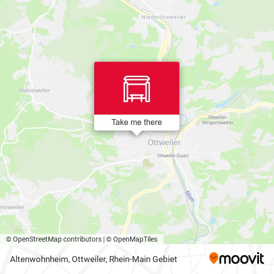 Карта Altenwohnheim, Ottweiler
