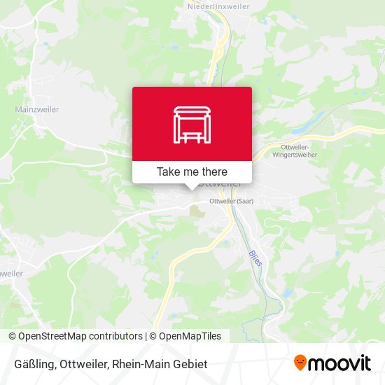 Gäßling, Ottweiler map