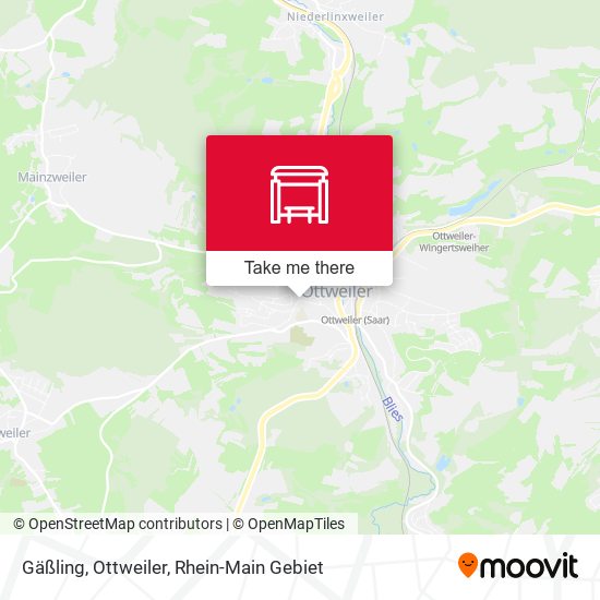 Gäßling, Ottweiler map